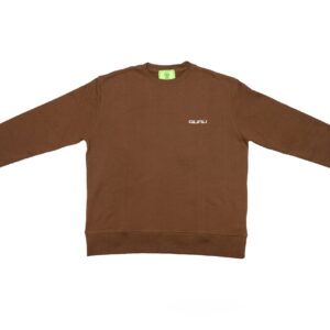 Crewneck sweatshirt with embroidery