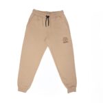 Men's pants with cuff and embroidery