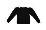 Crew-neck sweatshirt with balloon sleeve and rhinestones - Image 2