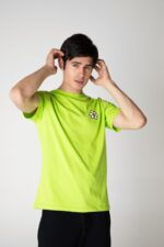 Men's T-shirt with embroidered daisy - Image 26