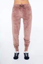 Women's velour pants with cuffs - Image 14