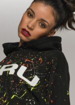 Felpa donna nero - immagine 4