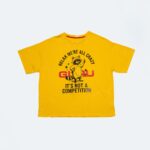 Bloom Crop T-shirt Raccoon "Relax, we're all crazy.." - immagine 2