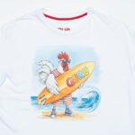 Bloom Seaside Rebels T-shirt Uomo – Bianco Ottico - immagine 2
