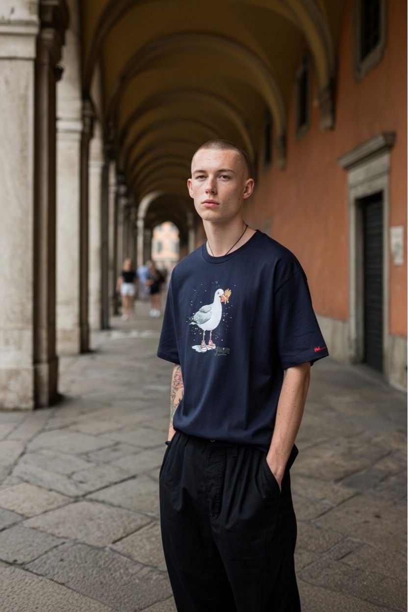 20 Bloom Seaside Rebels T-shirt Uomo – Future Dusk - immagine 1