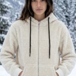 Teddy donna full zip e cappuccio