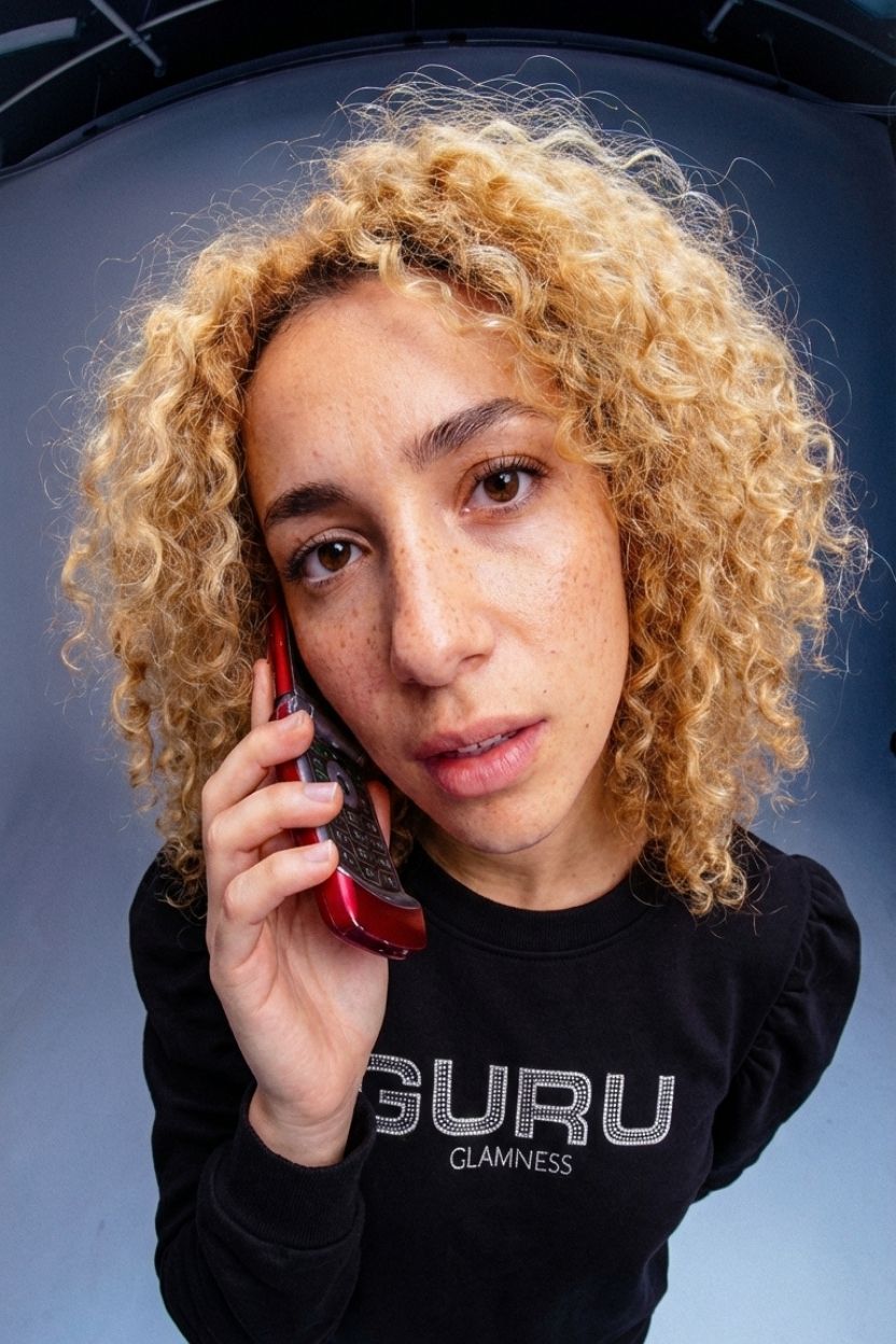 guru-glamness-2026-hoodie Felpa donna girocollo con glitter - immagine 1